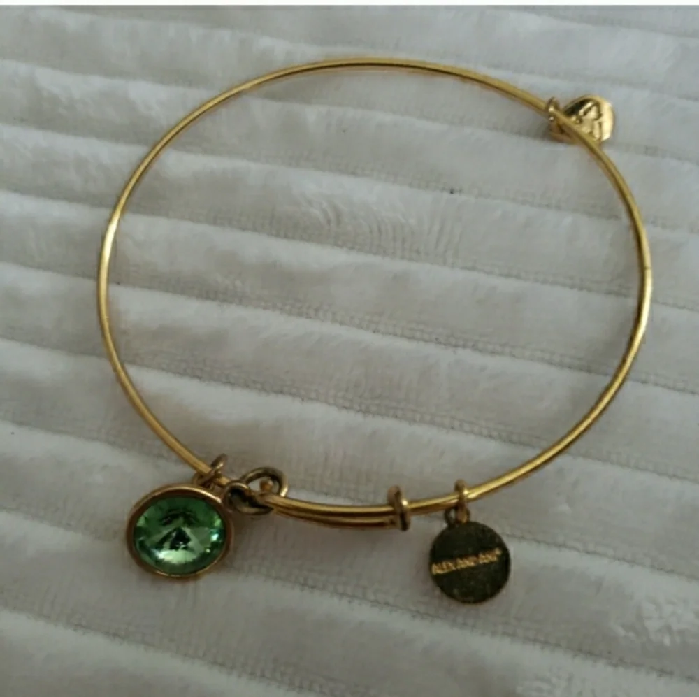 2 Pk Alex and Ani Silver & Grey Beaded Bracelets